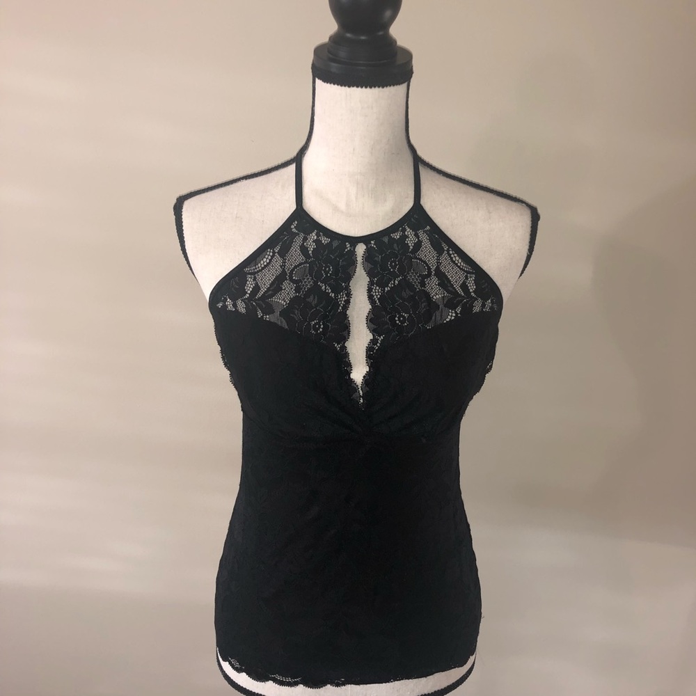 Lace halter dress top ✨